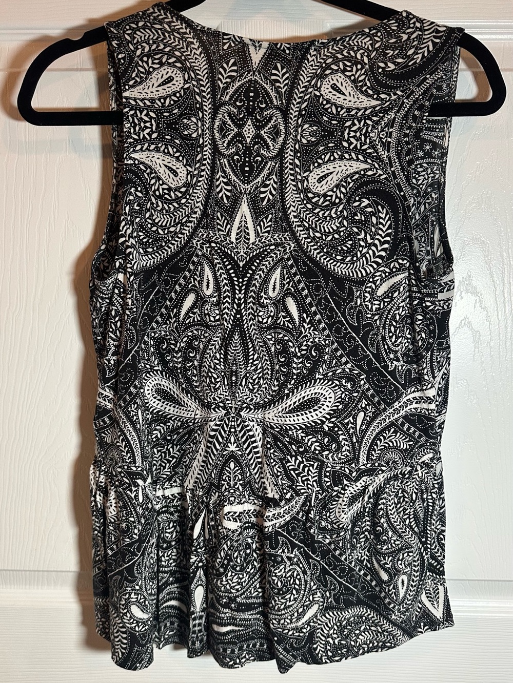 Ann Taylor LOFT Sleeveless Paisley Blouse Size Small - Picture 5 of 11